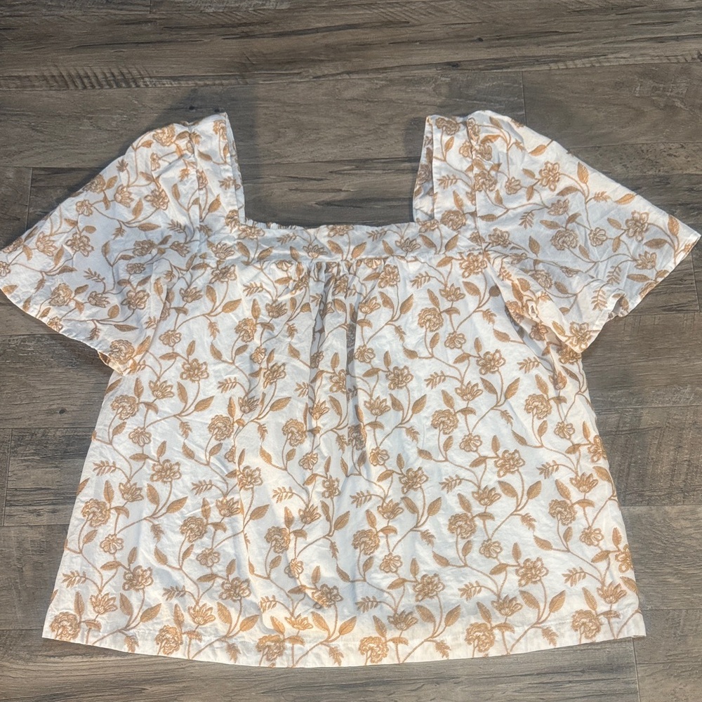 Draper James Floral Print Women's Top - Size XL